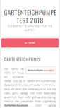 Mobile Screenshot of gartenteichpumpe.com